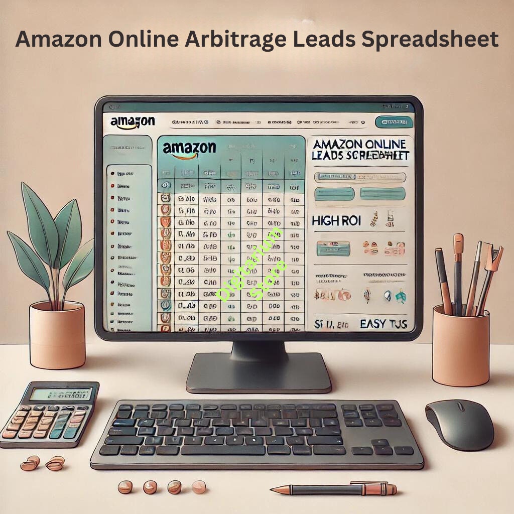 Amazon Online Arbitrage OA Leads Spreadsheet | Buyer Sourcing Tool for Amazon Sellers | Boost Your Amazon Sales | Template for OA Amazon